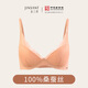 Jinsanta Silk Wire-Free Push-Up Bra Breathable, Comfortable, Thin Lace Thin Underwear Monsoon Blue 70B