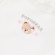 PawinPaw Cartoon Bear Children's Clothing 26th Spring New Girls Lotus Leaf Lapel Shirt Ivory Ivory/39 110