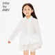 Jnby by JNBY new Jiangnan Buyi children's shirt 26 spring girls 1Q3213390 105/semi-bleached 100cm