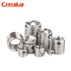Creaby307/308 stainless steel self-tapping screw sleeve/thread protective sleeve three-hole braces M3*5*4 2 pieces-307 type