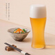 TOYO-SASAKI GLASS brand official flag Japanese imported Toyo Sasaki tempered glass Japanese simple transparent water cup beer cup thin ice strengthened beer cup 395ml