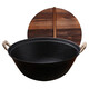 Xia Laoda Zhangqiu cast iron wok ancient method uncoated physical non-stick wok round bottom double ear wok 36