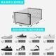 Fantasy Shoe Box Transparent Storage Box Thickened Simple Shoe Rack Plastic Shoe Cabinet Dust-proof and Moisture-proof Dormitory Shoe Box for Household Use Within 43.5 Sizes Brand New Fourth Generation Front and Back Double Frame Style Samurai Black 6 Pack