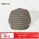 SANFU plaid hippie beret forward hat retro fashion clothing accessories accessories hat 852641 coffee one size