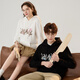 TonLion couple's hooded sweatshirt for men and women 2026 spring new trendy handsome tops with letters trendy brand