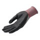 3M sheet metal gloves comfortable anti-slip/wear-resistant/oil-resistant/labor-proof/nitrile palm dipped gloves highly breathable gray L