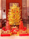 Xushansi 2026 Horse New Year Decoration Atmosphere Scene Layout Floor-standing Decoration Spring Festival New Year’s Day Money and Fortune Christmas Tree Lights 2.1 Meter Money Tree Package + Lion Wake Style (Free Light String + Red Cloth)