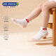 DR KONG Children's Socks Comfortable Casual Color Socks (2 pairs 1 set) Spring and Autumn Style A00B1161 White/Pink