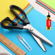 No. 1 factory overlock embossed lace scissors dog tooth sawtooth tailor triangle wavy fabric fabric cutting sharp special scissors