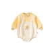 INSBOBO baby clothes 2026 spring new style jumpsuit for baby girl, bodysuit for baby boy, baggy clothes, spring clothes, yellow 66cm