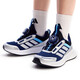 Adidas (adidas) children's shoes 2026 spring boys' children's rotating button HABU small and big children's comfortable casual sports shoes KI4127 KI4127 dark blue/white/black 30 yards/11.5k/foot length 18cm