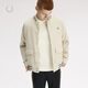 Fred Perry Herren-Breasted-Baseballjacke 2026 Frühjahr Neue britische Mode im Workwear-Stil Freizeitjacke Beige BGX M