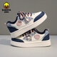 Baba Duck Youth Shoes Women's Casual Student Shoes 2026 New Medium and Large Children's Versatile Spring Sports Shoes Mi Dark Blue 39