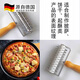 Tuojin German quality stainless steel mesh knife baking roller needle hob puncher needle wheel pizza tool rolling SN4217