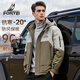 Rich 90 duck down windproof and warm outdoor color matching winter men's down jacket thick hooded jacket men's down jacket men