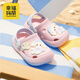 Happy Mary Croc Shoes Children Summer 2026 New Girls Slippers Indoor Bath Toddler Baotou EVA Beach Sandals Pink 14 Inner Length 14cm Suitable for Feet Length 13-13.5cm