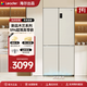 Haier Tongshuai Refrigerator 594mm professional ultra-thin zero-embedded Mulan 518 four-door cross-door EPP ultra-clean system sterilization, odor and five-in-one bottom heat dissipation ultra-thin zero-embedded丨EPP ultra-clean system丨oxygen barrier dry and wet storage