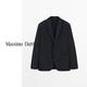 Massimo Dutti Spring and Summer New Product 2026 Men's Business Gentleman Workplace Style Suit Jacket 03564546 Navy Blue 50 (180/100A)