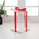 Fantasy transparent portable birthday cake four inches 4681012 inches single layer double layer heightening packaging box fully transparent white background 50 sets 10 inches single layer 30x30x18cm