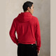 RALPH LAUREN Ralph Lauren Men's Pullover Sweatshirt 26 Year of the Horse Limited Large Pocket Horseshoe Pattern Ring Commuting Casual Fleece Hoodie Zodiac Year New Year Red S