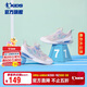 Jordan (QIAODAN) girls' running shoes, children's spring and autumn sports shoes, big children's leather mesh running shoes, shock-absorbing air-cushion children's shoes-38