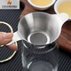 Hejiangong Stainless Steel Tea Filter 04 Tea Strainer Tea Strainer Tea Strainer Tea Strainer Tea Set Accessories Kung Fu Tea Strainer Strainer Small Gentian Cup + Small Tea Strainer Complete Set