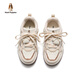 Hush Puppies Little Claws Children's Shoes Children's Shoes Girls' Sports Shoes Boys' Running Shoes Teenagers' Casual Shoes for Large Children HP6604005 Oatmeal Color 29
