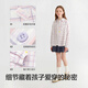 BalaOne children's clothing children's long-sleeved shirt girls 2026 new spring plaid fashion blue tone 00488 110