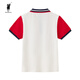 POLOWALK children's clothing 2026 summer new style boys' short-sleeved T-shirt POLO shirt cotton summer children's top APIW522F0331 white 110
