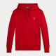 RALPH LAUREN Ralph Lauren Men's Pullover Sweatshirt 26 Year of the Horse Limited Large Pocket Horseshoe Pattern Ring Commuting Casual Fleece Hoodie Zodiac Year New Year Red S