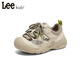 LEE KIDS children's shoes spring new children's mesh running shoes outdoor mountaineering sports shoes for men and women Khaki 36