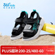 361 Shopping mall same style children's shoes, boys' beach sandals, new summer sandals for older children, carbon black/time green 33