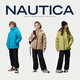 NAUTICA children's clothing, boys and girls, outdoor autumn and winter children's down jackets, big children's outerwear, three-proof snow shell, navy 170