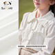 CHANZUIGOU (CHANZUIGOU) children's clothing girls' noble daughter-in-law pure cotton shirt 2026 spring new style foreign style versatile tops for girls