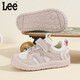 Lee children's sports shoes summer new casual running shoes Velcro for boys and girls shoes anti-collision toe outdoor shoes pink 29 recommended foot length 177mm