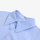 Basic House/Baijiahao spring pure cotton lapel long-sleeved shirt women's loose pinch pleated blue layered shirt blue S