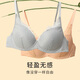 Jinsanta Silk Wire-Free Push-Up Bra Breathable, Comfortable, Thin Lace Thin Underwear Monsoon Blue 70B
