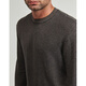 Armani (ARMANI EXCHANGE) men's versatile knitted sweater gray round neck autumn and winter dad can wear long-sleeved pullover 2026 gray S (EU)