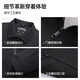 SHANSHAN Men's Stand Collar Jacket 2026 Spring New Business Casual Fashion Versatile Top Long Sleeve Three-dimensional Jacket Black XL /180