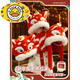 HAL.DUCK children's hat with moving ears, winter red, national trend, lion, dragon and tiger head, New Year's gift, warm and ear-protecting red - Lion Ruyi, the ears will move when you pinch them (original genuine patented model), one size fits all, recommended 55-62cm 8 years old - adult (gift box)