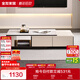 Quanyou Home Tempered Glass Telescopic Coffee Table Living Room Home Modern Simple High-End Atmosphere Storage Storage Cabinet New Style