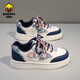 Baba Duck Youth Shoes Women's Casual Student Shoes 2026 New Medium and Large Children's Versatile Spring Sports Shoes Mi Dark Blue 39