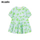 M.Latin baby doll dress M.Latin children's clothing for girls and boys 2023 summer new style puff sleeves and earrings dress