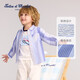 TARTINE ET CHOCOLAT French Chocolate Children's Clothing 26 Summer New Boys Striped Lapel Shirt Blue 120/5A One Size