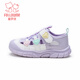 Fuluomi girls toddler shoes summer new fashion casual sports shoes children's non-slip breathable toe-cap sandals beige 30