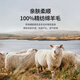 Loz 100% worsted sheep wool 2026 new summer short-sleeved wool T-shirt skin-friendly and soft casual sweater