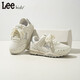 Lee children's shoes spring new children's running shoes girls fashion casual moral training shoes non-slip sports shoes for boys beige 26 recommended foot length 163mm