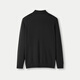 Heilan House Sweater Men's 25 Spring and Autumn New Light Business Classic Series Pure Wool Lapel Top Clothes Men's Sweater Black 98 M 170/88A Recommended 125~136Jin Jin equals 0.5 kg