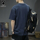 Playboy (PLAYBOY) short-sleeved T-shirt men's summer thin pure cotton men's half-sleeved T-shirt round neck casual loose top