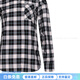 Burberry (BURBERRY) long-sleeved plaid shirt women's black gray pink black gray pink one size 04